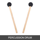 Roku spēlējamais tērauda mūzikas instruments D minorā, 9 notis (D3 A Bb C D E F G A), 56 cm, brūns + mīksts pārnēsājamais somas futrālis