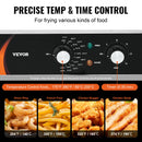 Komerciālā elektriskā friteze, 3000 W, dubultā tvertne, 2×8.5 l, galda modelis