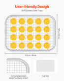 VEVOR pārtikas dehidrators ar 8 paplātēm, 400 W, nerūsējošais tērauds