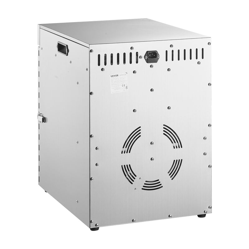 VEVOR 12 trauku rotējošais pārtikas žāvētājs, 800W, nerūsējošais tērauds