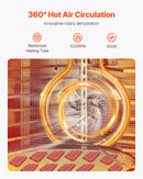 VEVOR 12 trauku rotējošais pārtikas žāvētājs, 800W, nerūsējošais tērauds