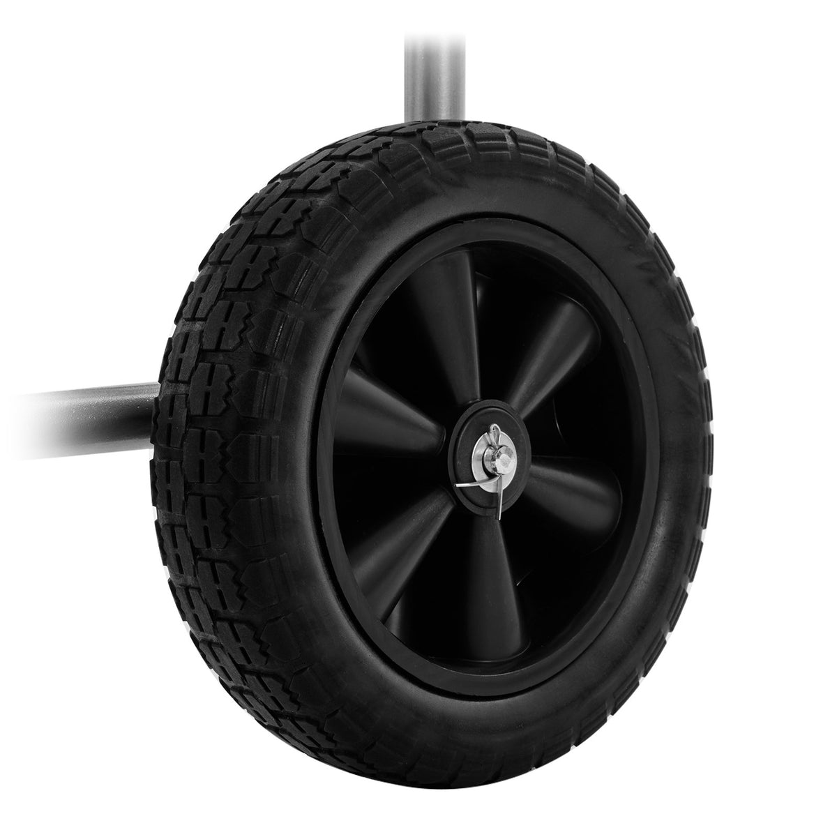 Šļūtenes Ratiņi ar Uzglabāšanas Grozu, 1.5 cm & 91 m Šļūtenei, 4 Riteņi, Pulverkrāsots Tērauds