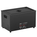 VEVOR 30 l ultraskaņas tīrītājs, 600 W digitāla ultraskaņas tīrīšanas iekārta ar uzlabotu degazēšanu un saudzīgo režīmu, 40 kHz industriāls ultraskaņas tīrītājs ar taimeri un sildīšanu retainieru, juvelierizstrādājumu un instrumentu tīrīšanai
