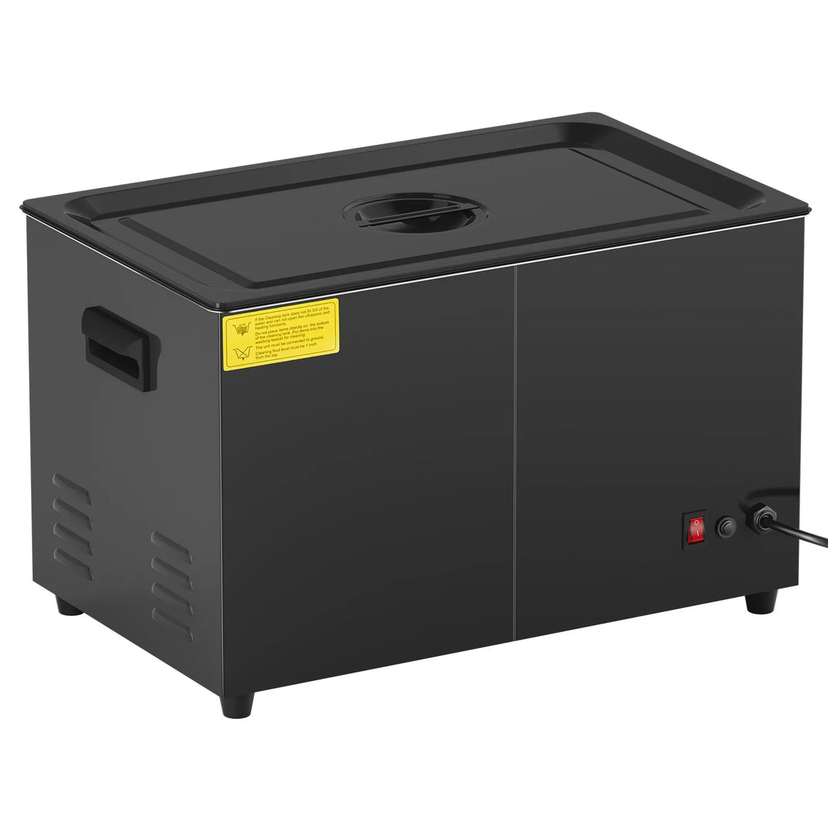 VEVOR 30 l Ultrasonic Cleaner, 600 W Digital Ultrasonic Cleaning Machine with Enhanced Degassing and Gentle Mode, 40 kHz Industrial Ultrasonic Cleaner with Timer and Heating for Jewellery, Retainers and Tools