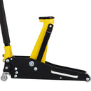 VEVOR grīdas domkrats, 1,5 t zema profila alumīnija un tērauda domkrats ar dubultvirzuļu ātrās pacelšanas sūkni, pacelšanas diapazons 80-365 mm