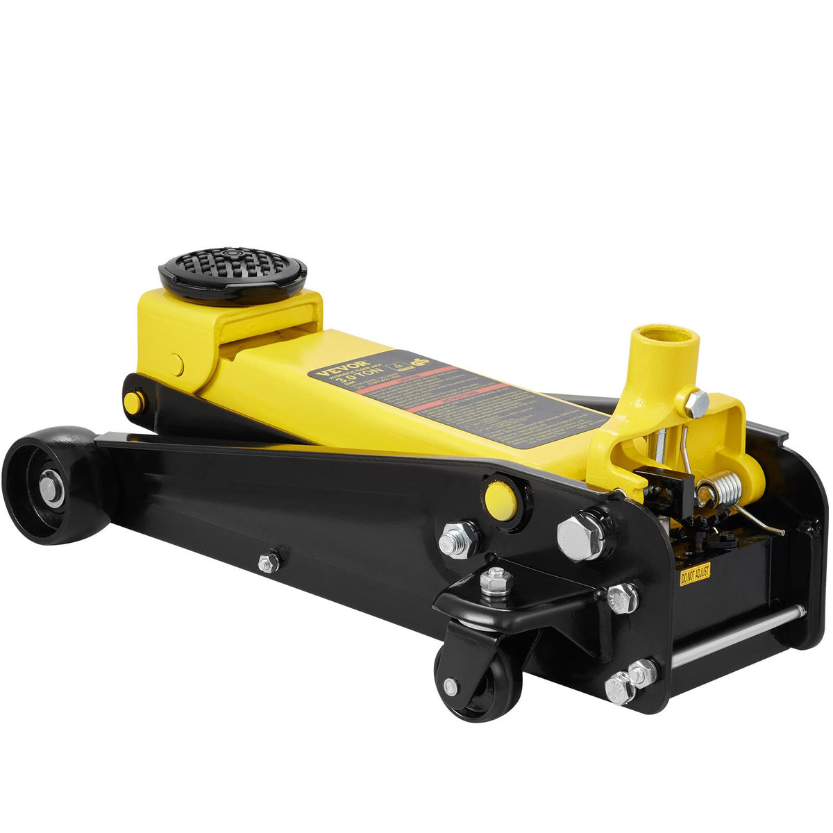 VEVOR Low Profile Floor Jack 3 t, Steel, Hydraulic Single Pump