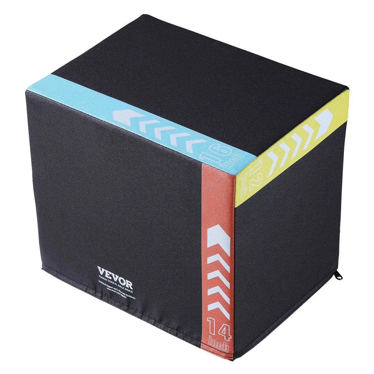 VEVOR Plyometric Training Box 3 in 1 40/35/30 cm with Cotton Cover