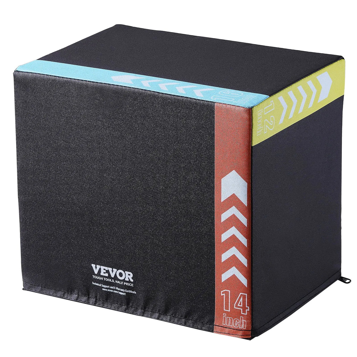 VEVOR Plyometric Training Box 3 in 1 40/35/30 cm with Cotton Cover