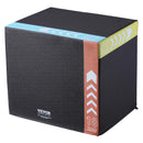 3-in-1 plyometriskā treniņu kaste, 50/45/40 cm, kokvilnas, piemērota fitnesam un lēkšanas vingrinājumiem