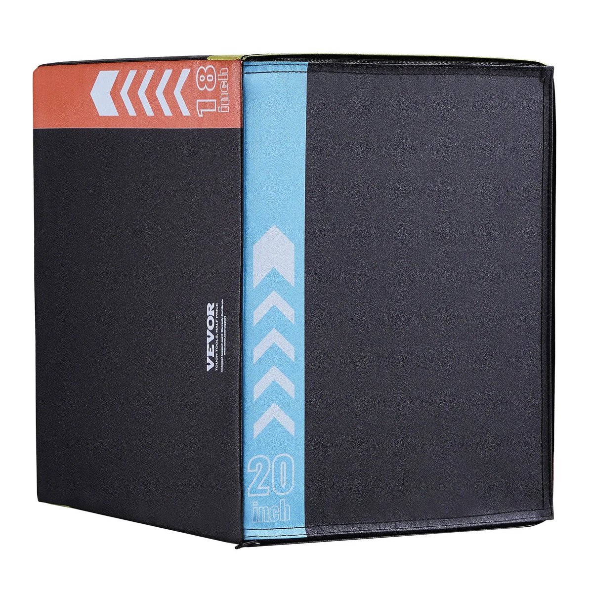 VEVOR Plyometric Training Box 3 in 1 50/45/40 cm with Cotton Cover