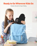 VEVOR elektroniskais bungas komplekts ar 7 triecienzonām, sarullējams treniņu paliktnis, elektroniskās bungas ar austiņu pieslēgumu