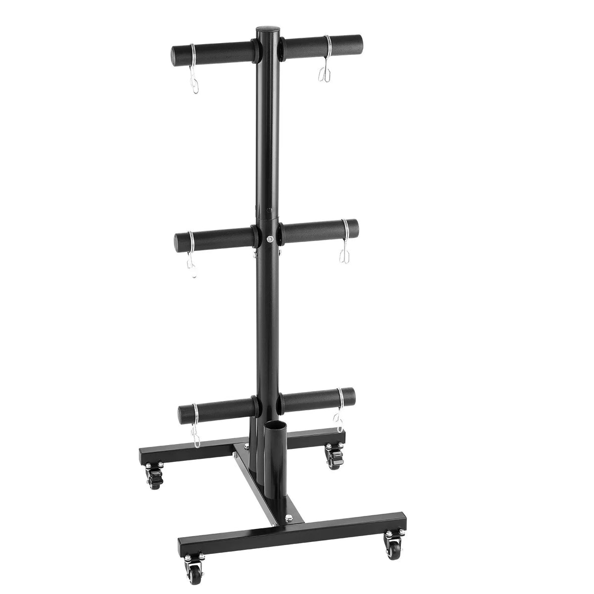VEVOR vertikālais svaru disku statīvs ar riteņiem, 50 mm, līdz 454 kg