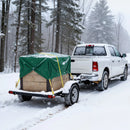 VEVOR sprūdrata stiprinājuma siksnu komplekts, 38,1 mm × 6,1 m, lieljaudas siksnas ar dubultajiem J veida āķiem, pārrāvuma izturība 2000 kg, ar uzglabāšanas somu, kravas nostiprināšanai pārvadāšanā, piekabēs, motocikliem, kajakiem un uz auto jumta, 4 gab.