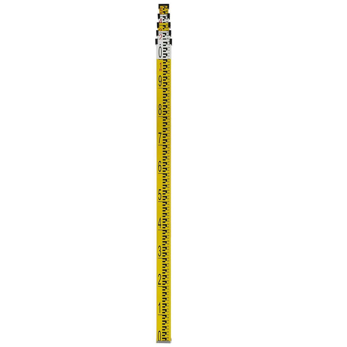 VEVOR Aluminium Tripod 1.65 m and 5 m Five-Section Levelling Rod with Rotating Laser Level