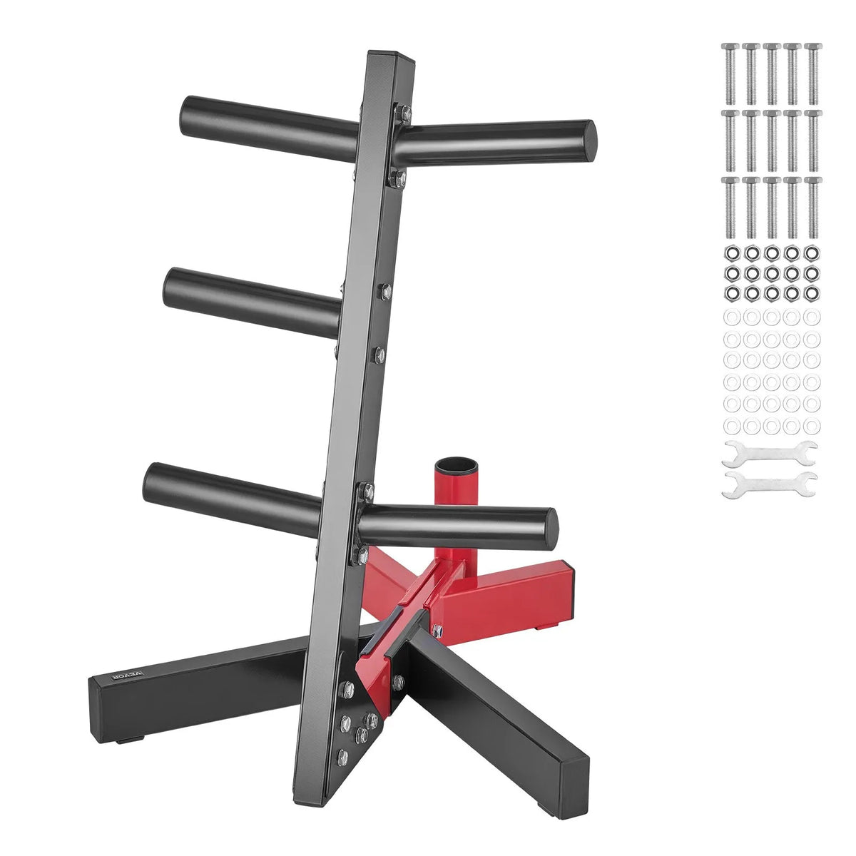 VEVOR svaru disku statīvs ar 50 mm turētājiem, līdz 227 kg