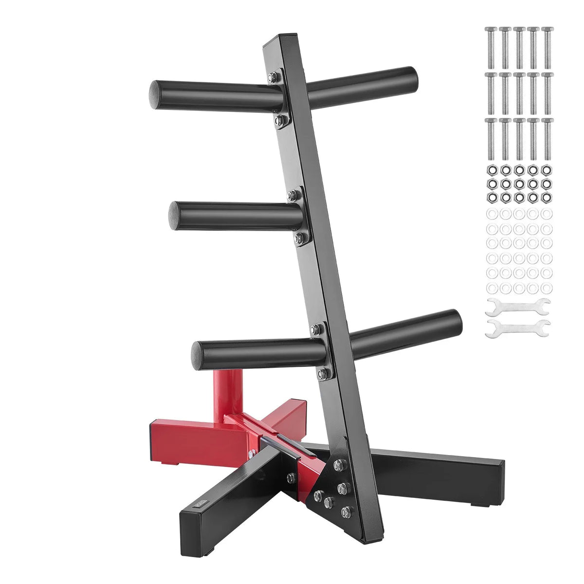 VEVOR svaru disku statīvs ar 50 mm turētājiem, līdz 227 kg