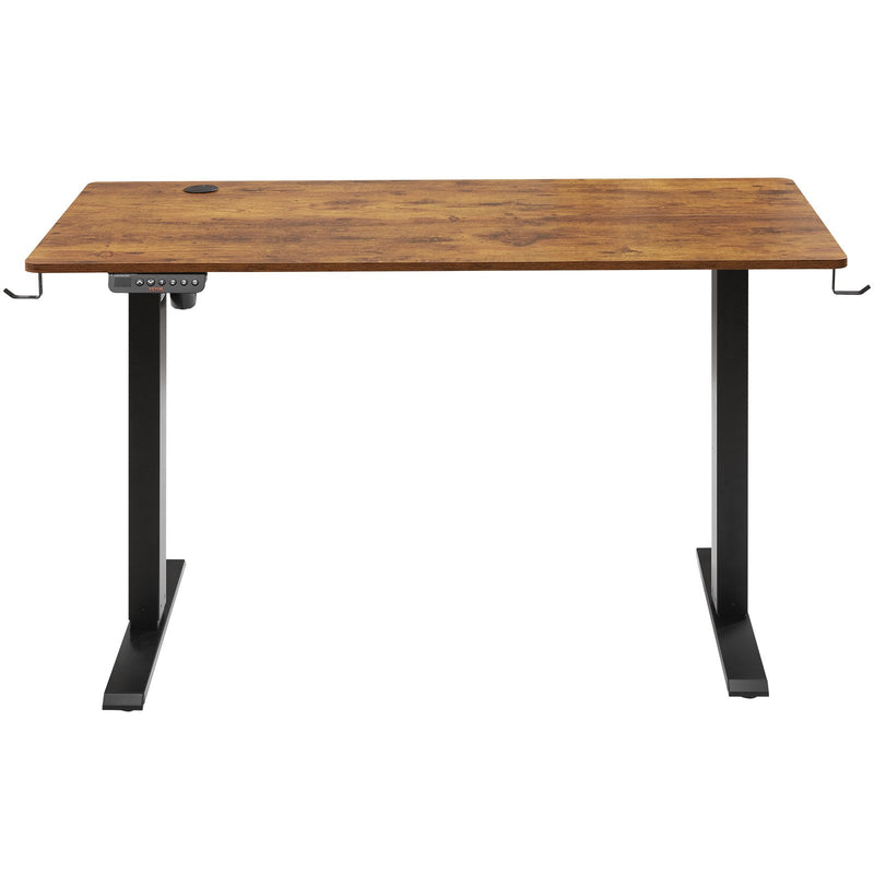VEVOR rakstāmgalds ar regulējamu augstumu, 140 cm x 70 cm, 3 taustiņu režīmi, elektrisks stāvgalds,  izturīgs dubultā metāla rāmis, paredzēts mājām un birojam