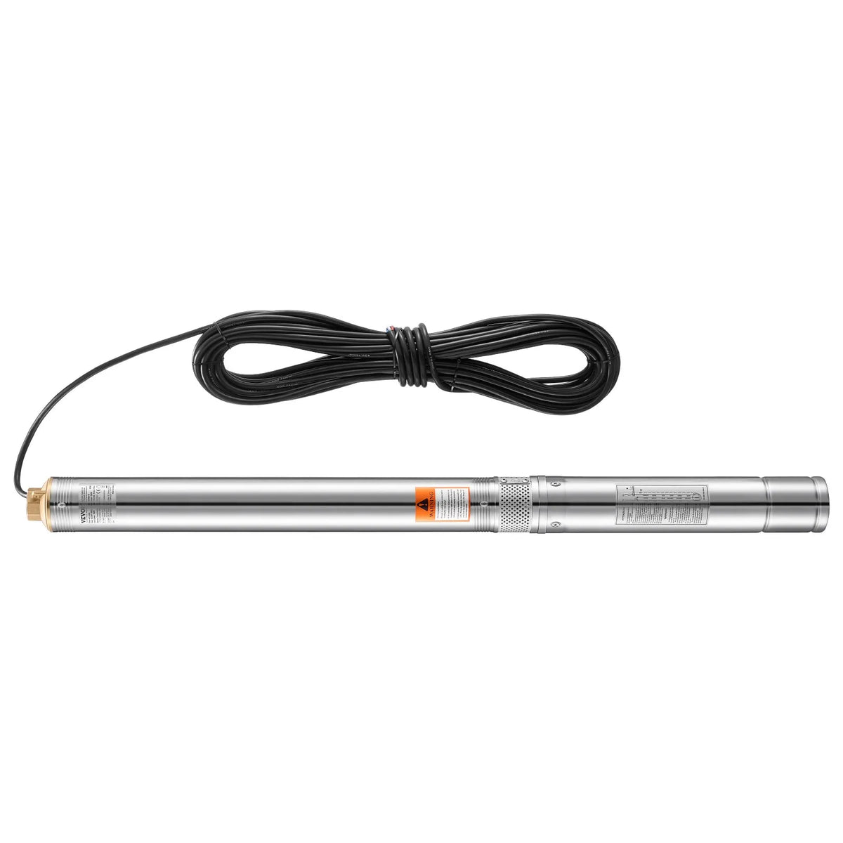 VEVOR Deep Well Submersible Pump, 550 W Power, 230 V, 65 l/min Flow, 64 m Lift Height, with 20 m Cable and External Control Box, Stainless Steel Water Pump for Industrial Irrigation and Domestic Use, IP68 Waterproof