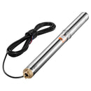 VEVOR dziļurbuma iegremdējamais sūknis, 550 W jauda, 230 V, plūsma 65 l/min, pacēluma augstums 64 m, ar 20 m kabeli un ārējo vadības bloku, nerūsējošā tērauda ūdens sūknis rūpnieciskai apūdeņošanai un mājas lietošanai, IP68 ūdensizturība