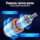 VEVOR dziļurbuma iegremdējamais sūknis 1500 W, 230 V/50 Hz, plūsma līdz 9,8 m³/h, pacelšanas augstums līdz 108 m, 9,1 m elektriskais kabelis, nerūsējošā tērauda korpuss, IP68, rūpniecībai, apūdeņošanai un mājsaimniecībai
