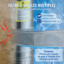 VEVOR dziļurbuma iegremdējamais sūknis 750 W, 230 V/50 Hz, plūsma līdz 105 l/min, pacelšanas augstums līdz 62 m, 20 m kabelis ar automātisko spiediena slēdzi, 8,9 cm nerūsējošā tērauda korpuss, IP68, rūpniecībai, apūdeņošanai un mājsaimniecībai