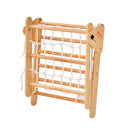 VEVOR Piklera trijstūra komplekts 4-in-1, Montessori koka kāpelēšanas rotaļlieta bērniem 1–3 gadi, iekštelpu rotaļu laukums ar trijstūri un rampu, liels izmērs, koka krāsa