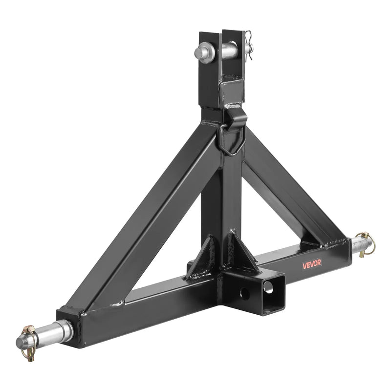 3 Punktu 50 mm piekabes āķa adapteris ar ātro savienojumu, 1360 kg celtspēja