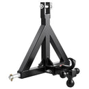 3 punktu 50 mm piekabes sakabes uztvērējs traktora vilkšanas stienim ar ātrās uzkabes adapteri