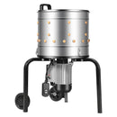 VEVOR putnu spalvu noplūkšanas mašīna, 400 mm bungas diametrs, 500 W, 230 apgr./min, ar 114 silikona pirkstiem un transportēšanas riteņiem, nerūsējošā tērauda spalvu noņēmējs 1-2 vistu apstrādei vienā ciklā