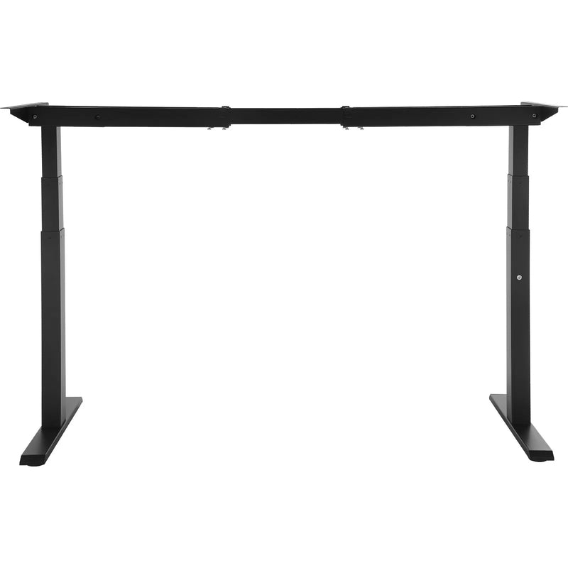 VEVOR elektriskā augstumā regulējama galda pamatne ar diviem motoriem, 65–129 cm, melna
