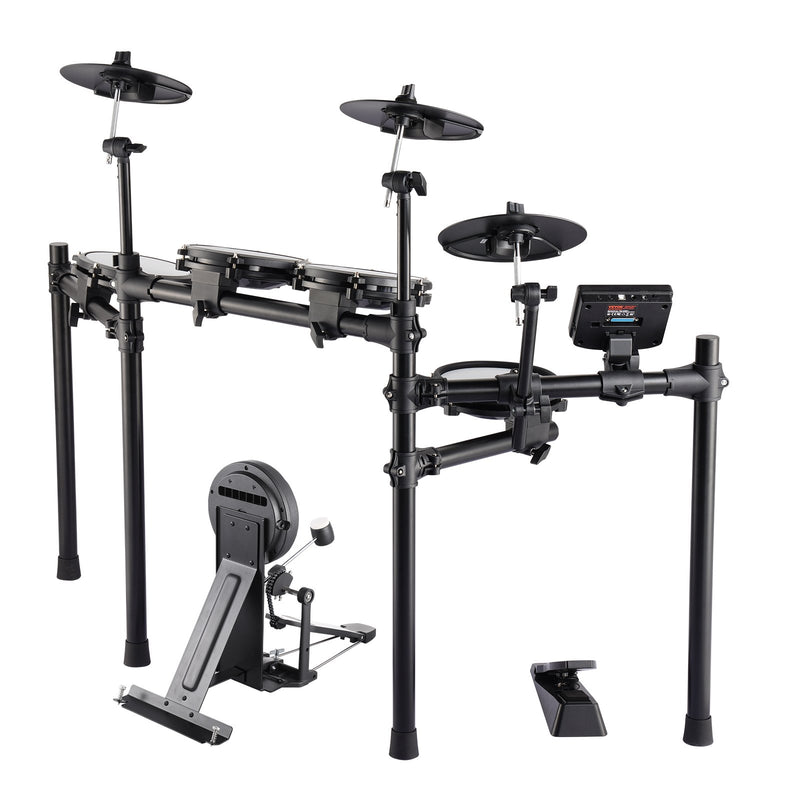 VEVOR elektroniskais bungu komplekts iesācējiem un pieaugušajiem, 480 skaņas