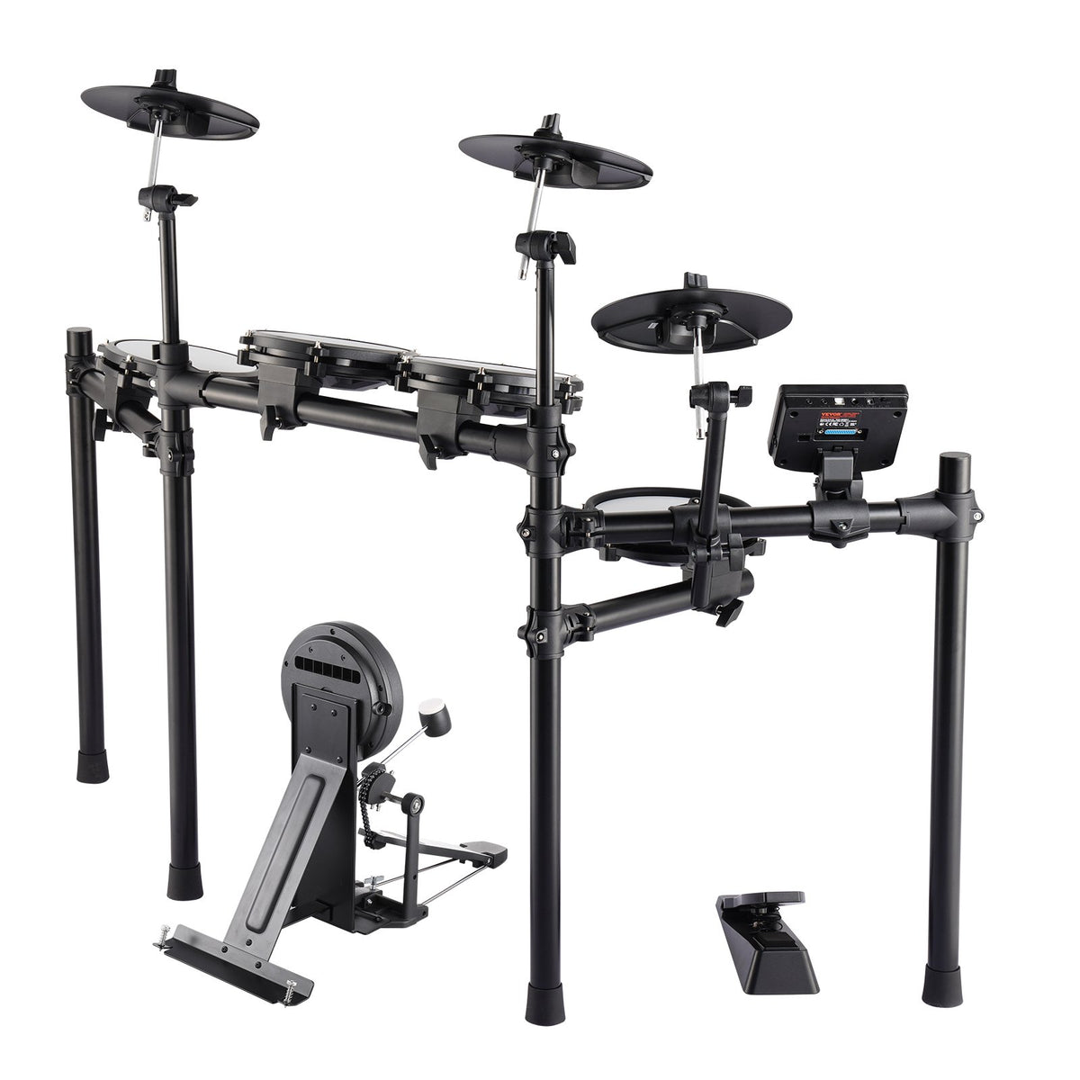 VEVOR elektroniskais bungu komplekts 480 skaņas, iesācējiem un pieaugušajiem