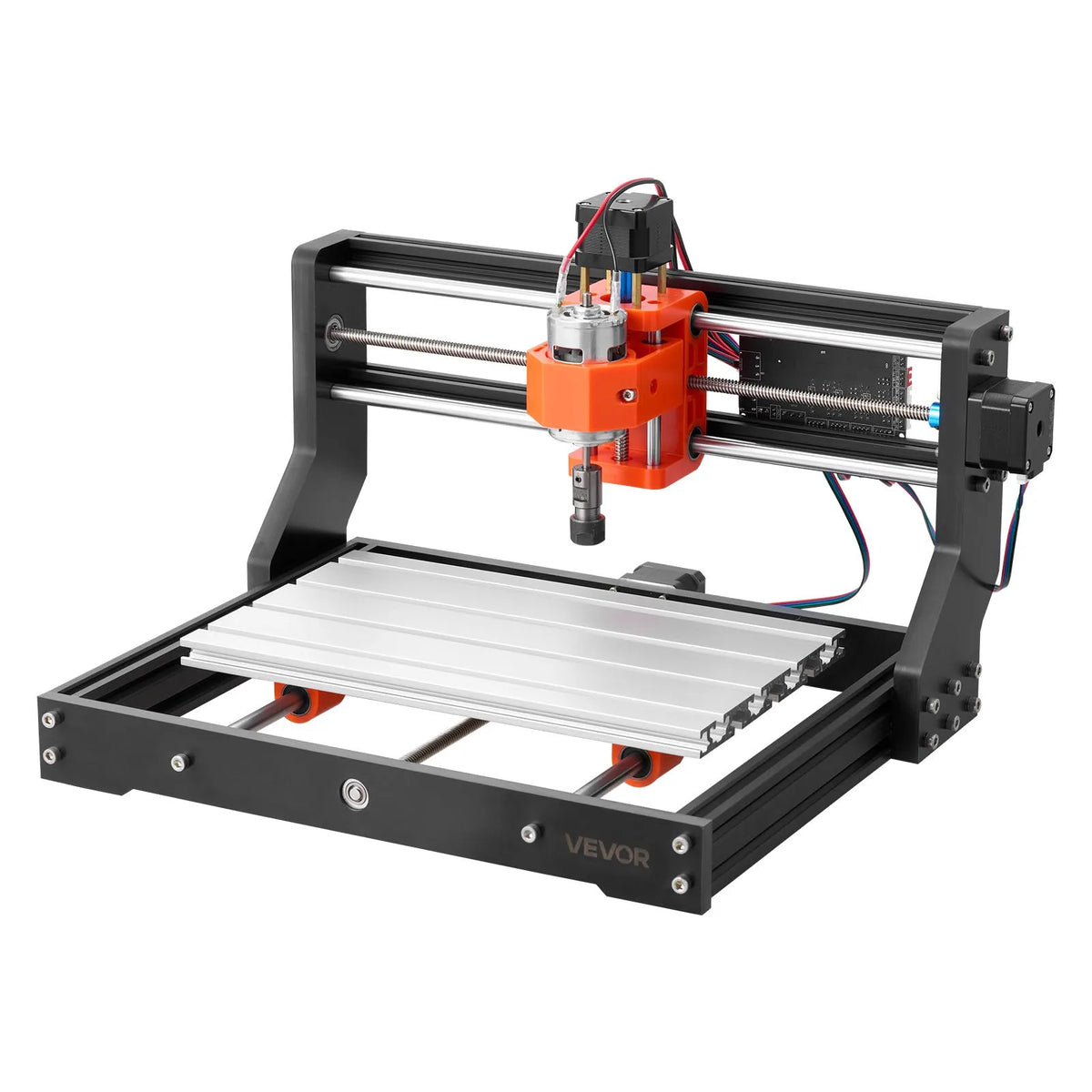 VEVOR CNC 3018 frēzēšanas iekārta ar 60 W vārpstu, 3 asis, 300 × 180 × 40 mm, bezsaistes vadība, kokam un akrilam