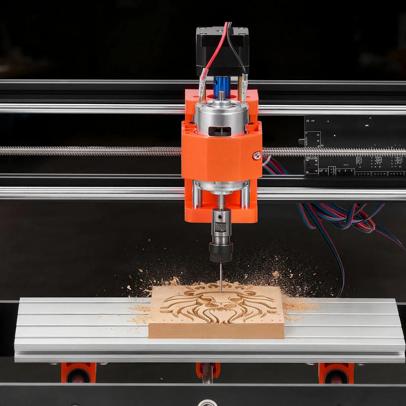 VEVOR 3018 CNC frēzēšanas iekārta, 60 W vārpsta, 3 asu koka gravēšanas un frēzēšanas mašīna, ar 300 × 180 × 40 mm darba zonu, bezsaistes vadības pulti, alumīnija sakausējuma konstrukciju, koka un akrila gravēšanai un griešanai