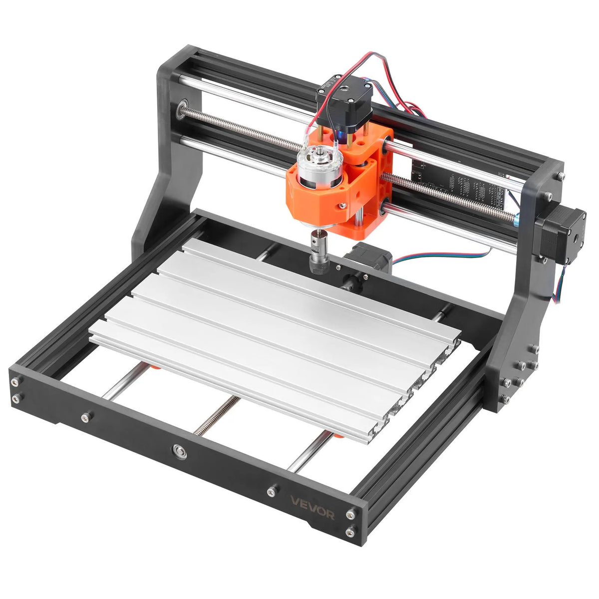 VEVOR CNC 3018 frēzēšanas iekārta ar 60 W vārpstu, 3 asis, 300 × 180 × 40 mm, bezsaistes vadība, kokam un akrilam