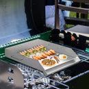 VEVOR Kvadrātveida grila plaat 40 x 45 cm, nerūsējošā tērauda, plakans grils trīskāršai plītij