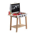 VEVOR 21 gab. Bērnu BBQ Grila Rotaļu Komplekts - Koka Gatavošanas Grils ar Skaņas Efektu