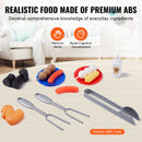 VEVOR 19 Gab. Bērnu BBQ Grila Spēļu Komplekts ar Gatavošanas Grilu, Dūmu Skaņu un Gaismu