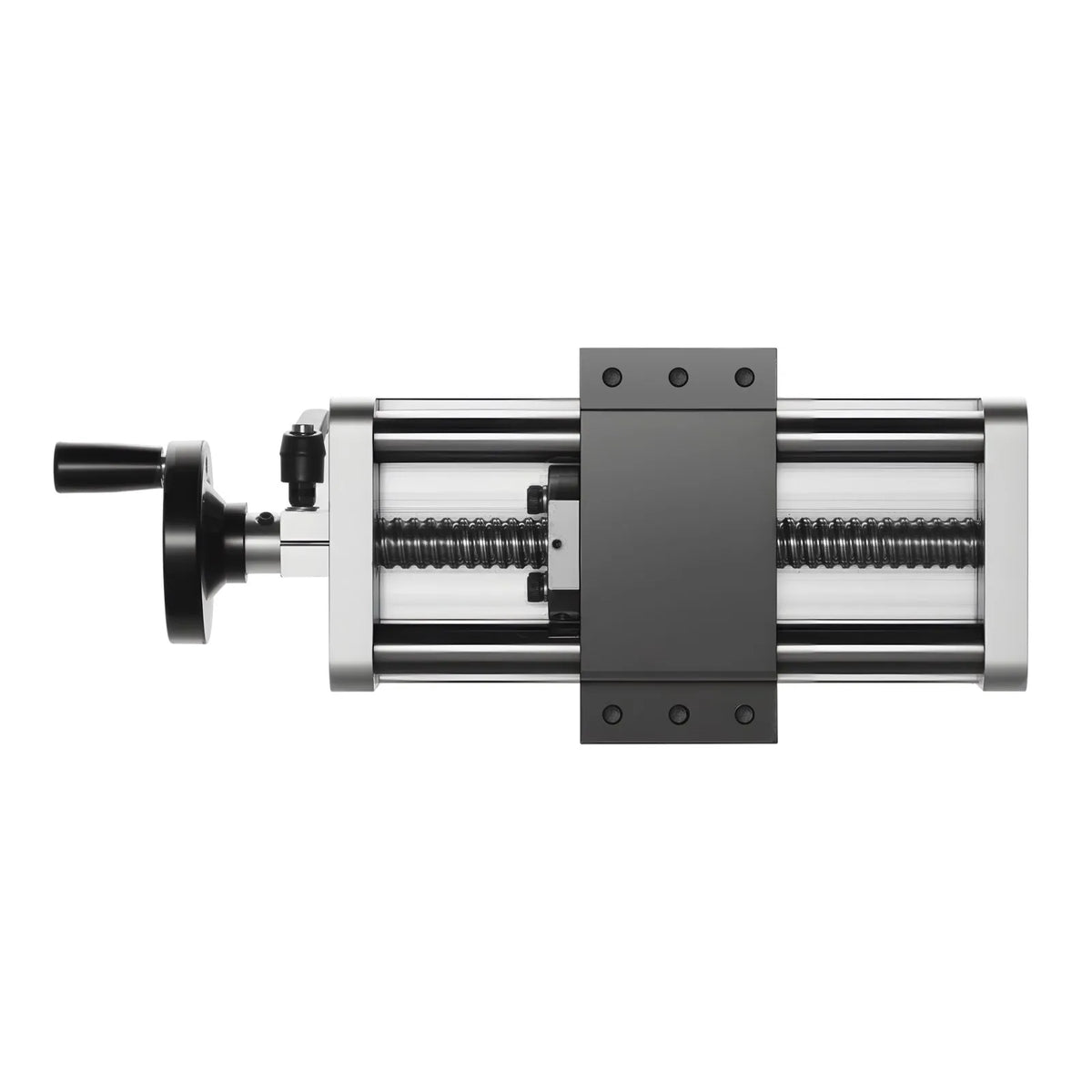 VEVOR Linear Motion Table 100 mm with Ball Screw, Dual Optical Axis and Manual Hand Wheel, C7 Precision