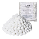 VEVOR baseina filtra bumbiņas smilšu filtriem, 1,6 kg, atkārtoti lietojamas poliestera šķiedras filtra bumbiņas ar mazgāšanas maisu, peldbaseiniem, virszemes baseiniem un akvārijiem