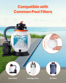 VEVOR baseina filtra bumbiņas smilšu filtriem, 1,6 kg, atkārtoti lietojamas poliestera šķiedras filtra bumbiņas ar mazgāšanas maisu, peldbaseiniem, virszemes baseiniem un akvārijiem