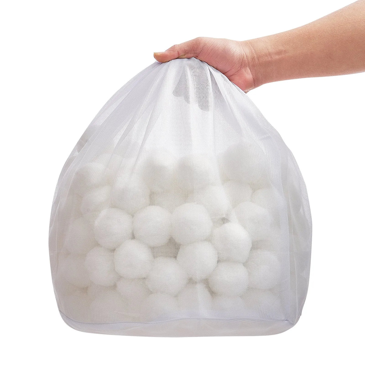 VEVOR Pool Filter Balls for Sand Filters, 2 kg, Reusable Polyester Fibre Filter Balls with Washing Bag, for Swimming Pools, Above Ground Pools and Aquariums