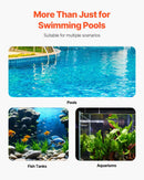 VEVOR baseina filtra bumbiņas smilšu filtriem, 1,8 kg, atkārtoti lietojams zilas krāsas poliestera šķiedras filtra materiāls ar mazgāšanas maisu, peldbaseiniem, akvārijiem un virszemes baseiniem