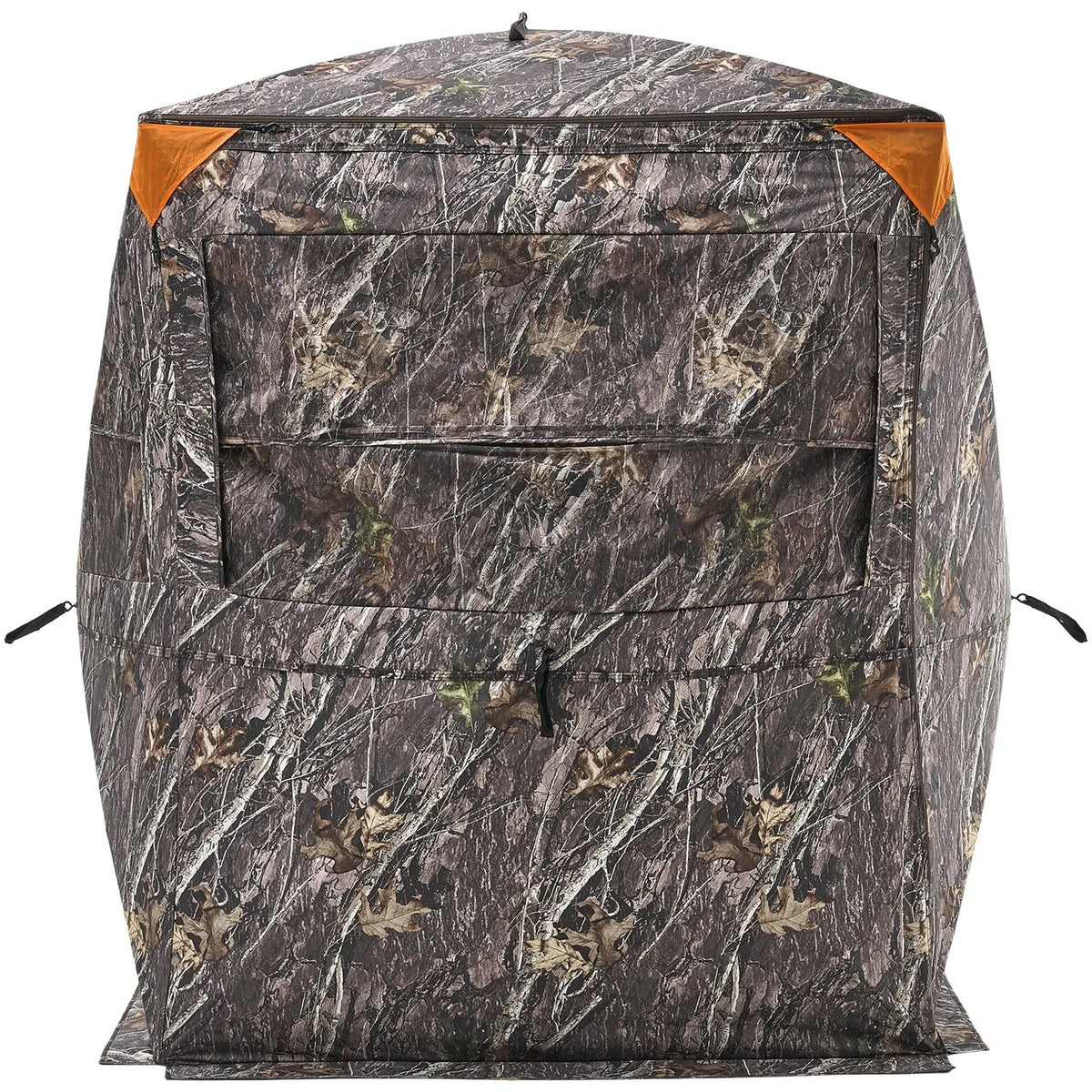 Hunting Blind for 2–3 People with Thermal Insulation, Tripod Chair and Carry Bag, Portable Camouflage Tent, Durable Blind with Silent Zip Door and Window Design, Suitable for Deer and Turkey Hunting