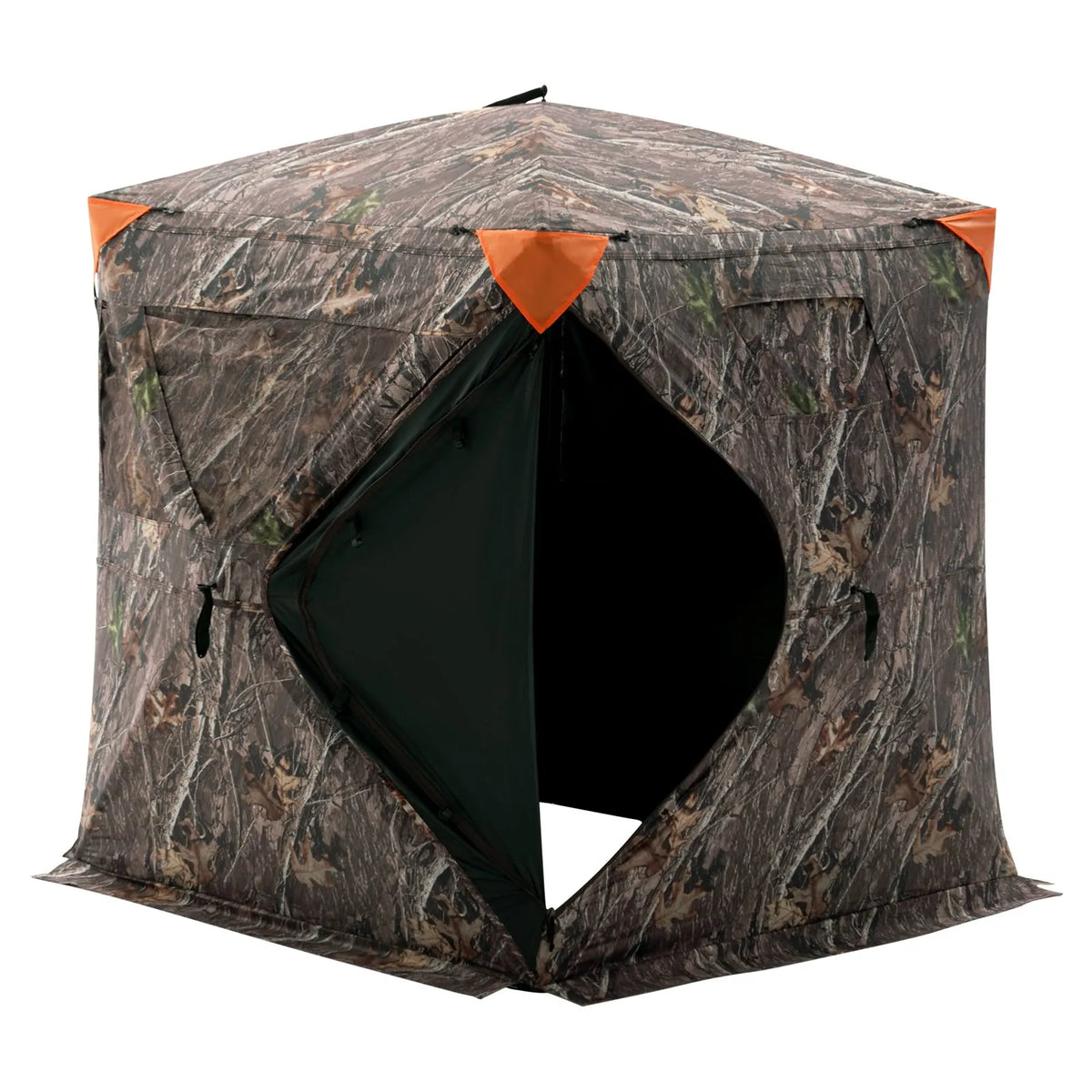 Hunting blind 270° with transparent construction and 3 window mesh, suitable for 1–2 persons