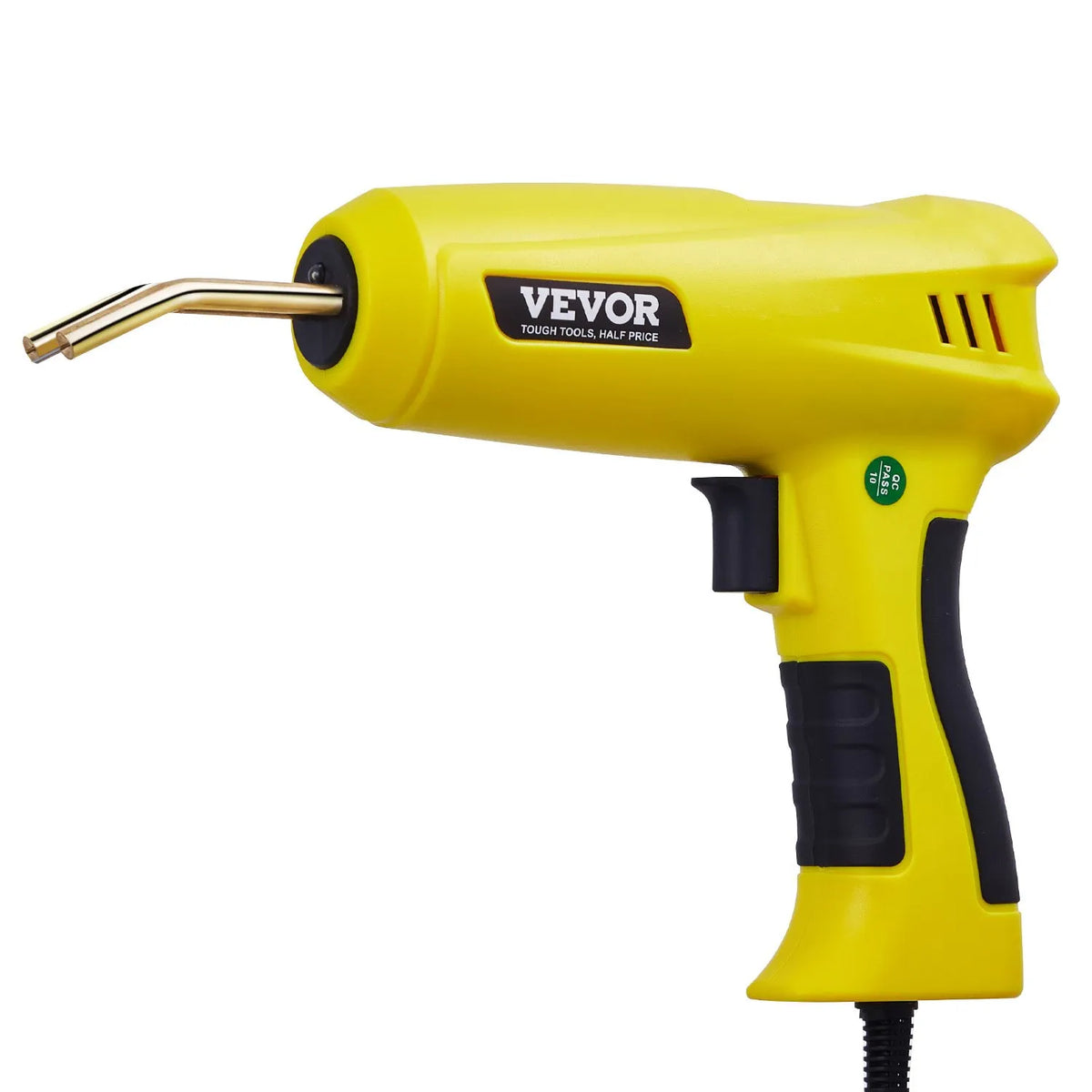 VEVORi 220 W plastiku keevituskomplekt 1200 kuumklambri ja 76 keevitusvarrastega, professionaalne plastiku keevituspüstol LED-valgustuse ja kaitsva kohvriga, mänguasjade ja kajakite remondiks