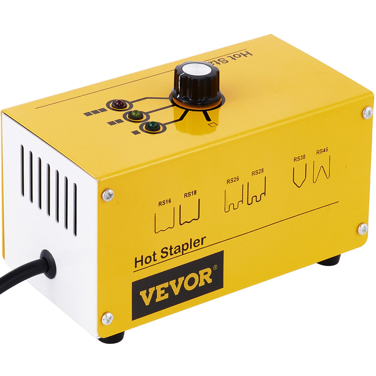 VEVOR Plastic Welding Machine 220V with Hot Clamp Gun, Plastic Repair Kit with 600 Clamps and 3 Temperature Settings