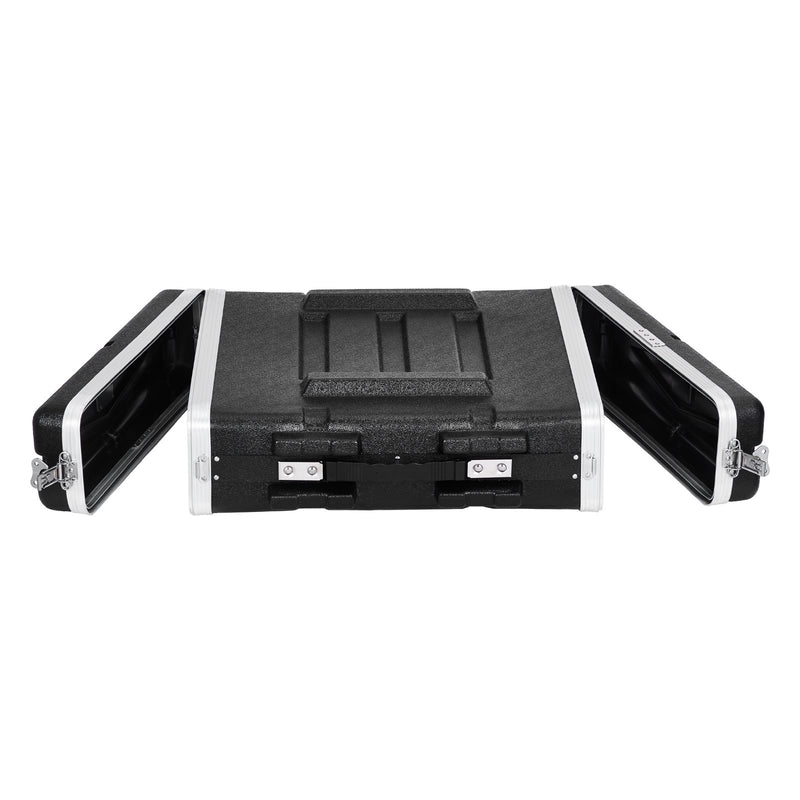 VEVOR 2U 19 collu servera statīva koferis ar 48,3 cm dziļumu, ABS korpuss un rokturis