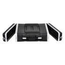 VEVOR 2U 19 collu servera statīva koferis ar 48,3 cm dziļumu, ABS korpuss un rokturis