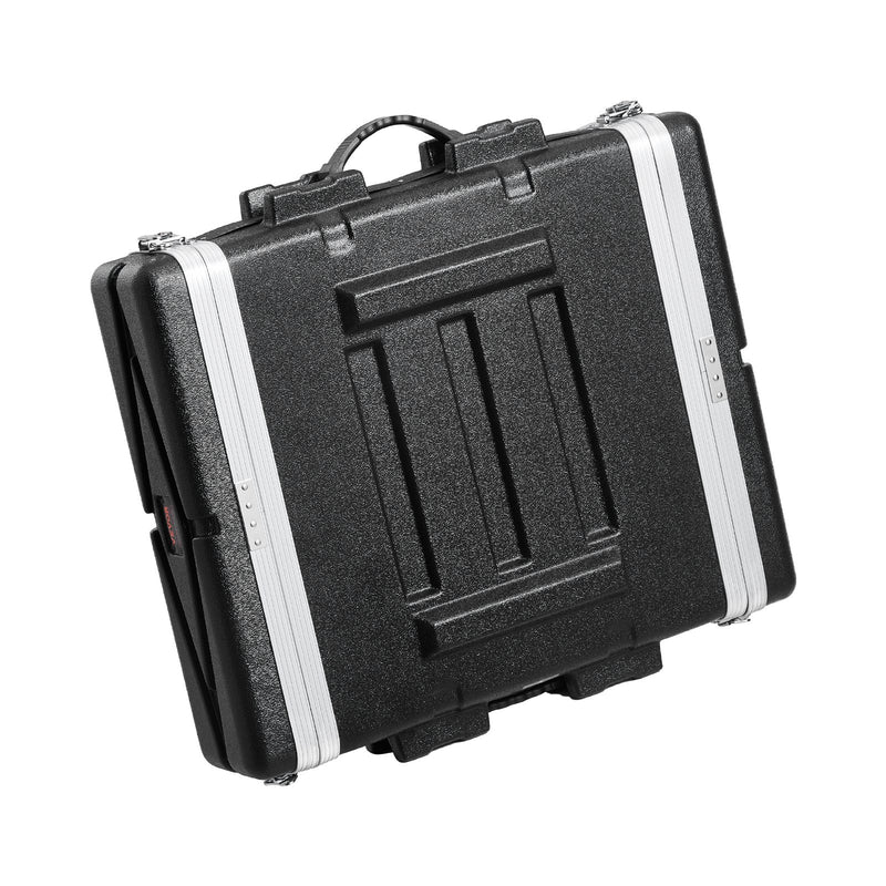 VEVOR 2U 19 collu servera statīva koferis ar 48,3 cm dziļumu, ABS korpuss un rokturis